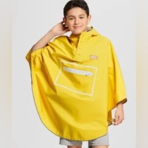 Hunter Kids Bright Yellow Rain Jacket